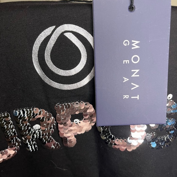 MONAT Gear oversized purpose tee with tulle and sequins black - Picture 4 of 5